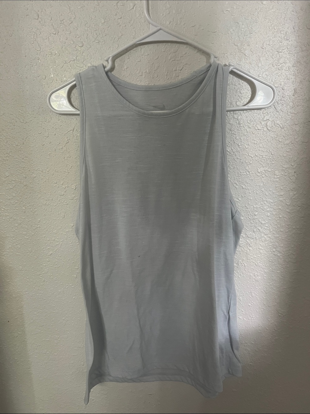 Nike Women's Light Gray Athletic Tank Top